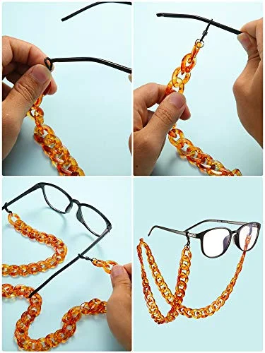 11pcs Acrylic Eyeglasses Sunglasses Holder Chain Lanyard Necklace For Kids 4