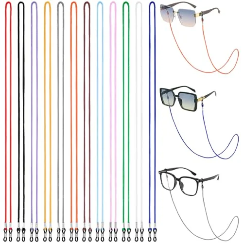 12pcs Kids Eye Glasses Strap 2Pair Silicone Ear Grip Holder,Adjustable Anti-slip