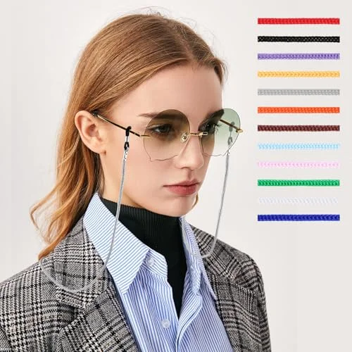12pcs Kids Eye Glasses Strap 2Pair Silicone Ear Grip Holder,Adjustable Anti-slip 4