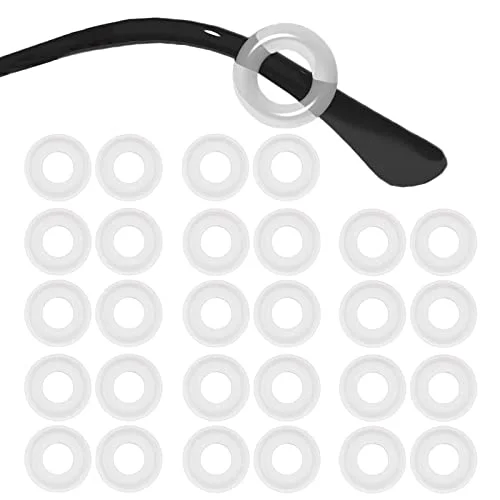 14 Pairs Anti-slip Eyeglass Ear Grips Hook Box, Kids and Adults Sport Eyeglass