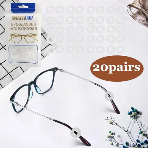 14 Pairs Anti-slip Eyeglass Ear Grips Hook Box, Kids and Adults Sport Eyeglass 2