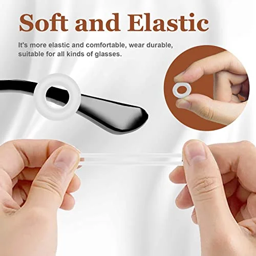 14 Pairs Anti-slip Eyeglass Ear Grips Hook Box, Kids and Adults Sport Eyeglass 4