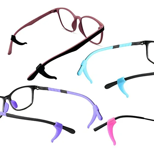 15 Pairs Multicolored Anti-slip Eyeglass Ear Grips Hook, Kids and Adults Spor... 4