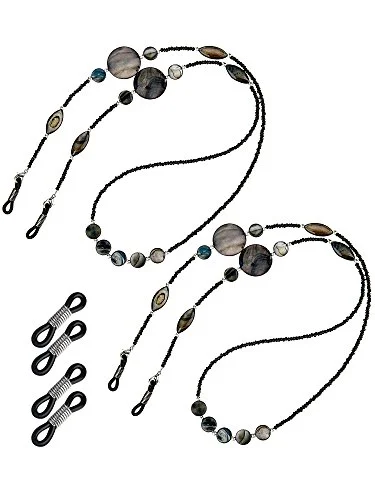 2 Pc Versatile Glasses Chain Eyeglass Holder Clip Strap Kids Child Sunglasses