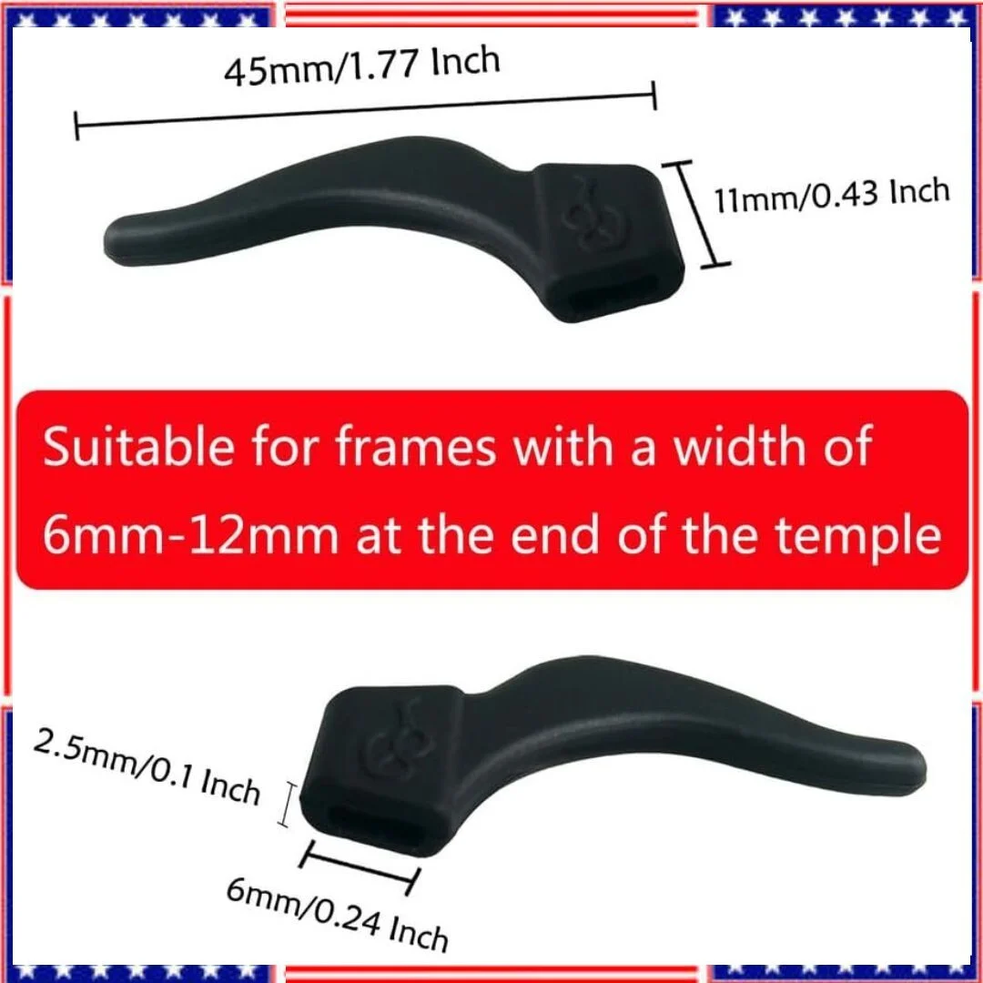 Anchor Glasses Straps - 20 Pack - Sunglasses Retainer Anti-Slip Glasses Grip E 2