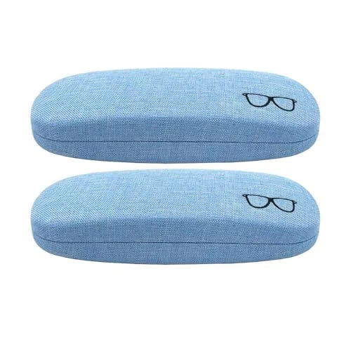 db4k Kids Eyeglasses Case Gray & Green Semi Hard Zip Top Glasses Holder NEW