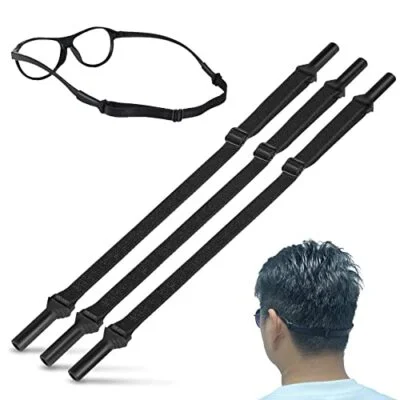 Egmen Glasses Strap, 3 Pcs Adjustable Eyeglasses Strap for Kids, Women, Men.