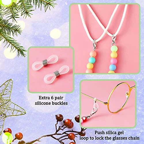 Eyeglass/Mask Beaded Chain Holder for Kids and Adults 3