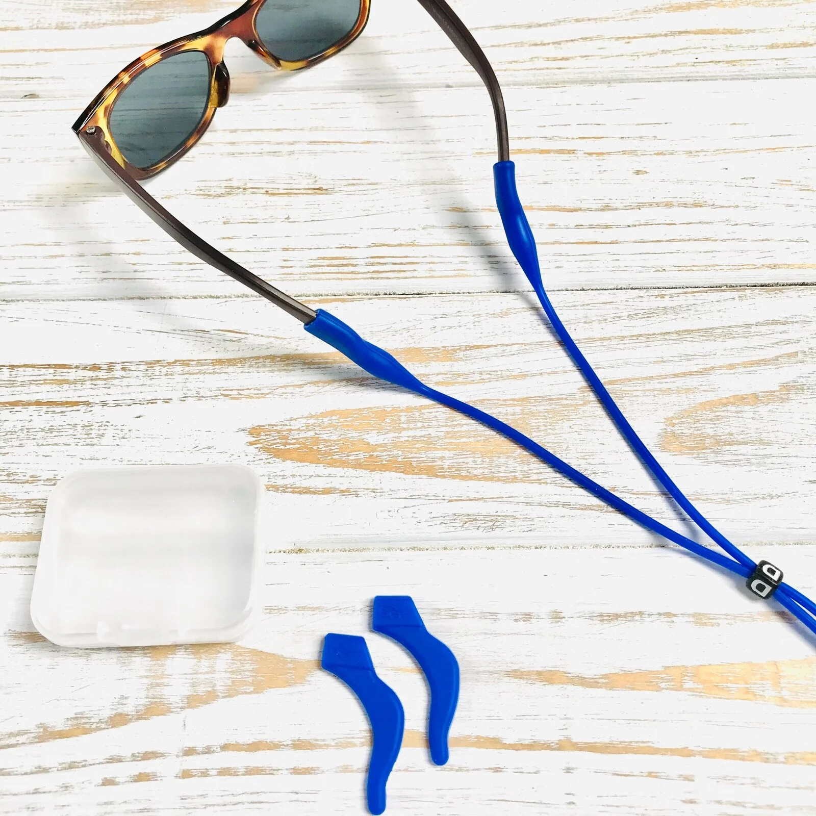 Kids Glasses Strap Silicone + Ear Hook Sports Holder Adjustable Sunglass Band 4