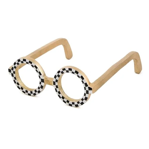 MACKENZIE CHILDS COURTLY CHECK EYEGLASSES CHAIN 28" LONG ACETATE NEW