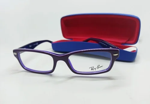 NEW Ray Ban RB1530 3589 48 Eyeglasses for Kids Children, Purple Frames Demo RX 2