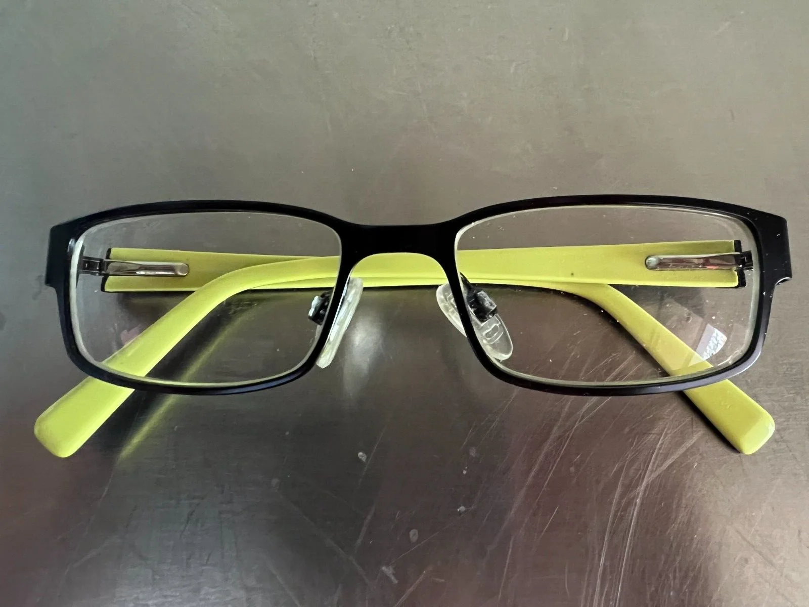 NIKE 5567 404 Boys Kids Youth Eyeglasses Blue/Yellow Frame 48▫️16 130 + Case EUC