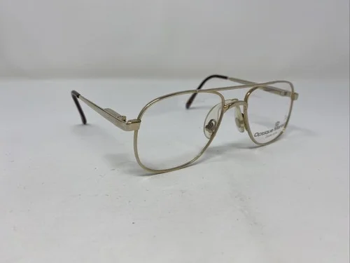Optique Marquis Eyeglasses Frame PATCHES 2 47-15-120 Gold/Brown Full Rim PV52 4