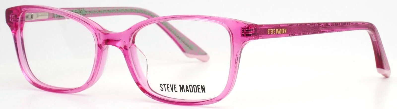 STEVE MADDEN Shaya Hot Pink Crystal Girls Kids Eyeglasses 46-15-125 B:32