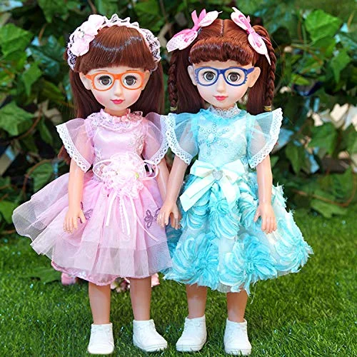 Vintage Cabbage Patch Kids Doll Eye Glasses Clear Purple Accessory Coleco 2